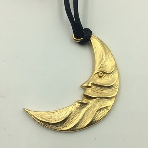 Half Moon Pendant marked L S